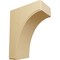 Ekena Millwork 3 1/2"W x 6"D x 8"H Clarksville Bracket, Alder BKTW04X06X08CVAL - alternate 1